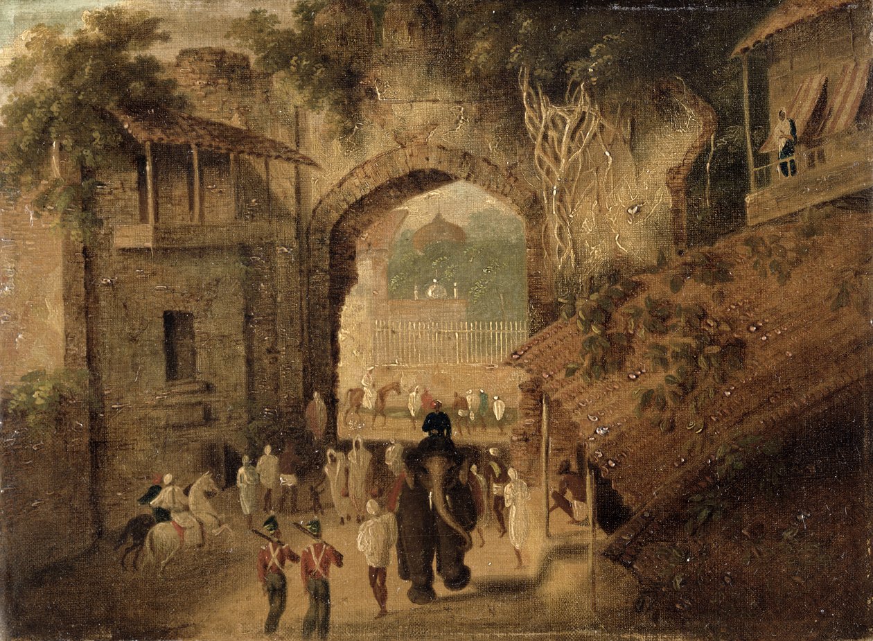 East Gateway，Patna，1825 作者 查尔斯·德·奥利