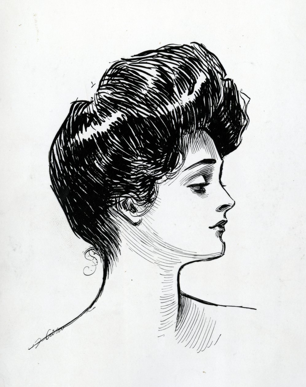 一个吉布森女孩，1902年 作者 查尔斯·达纳·吉布森