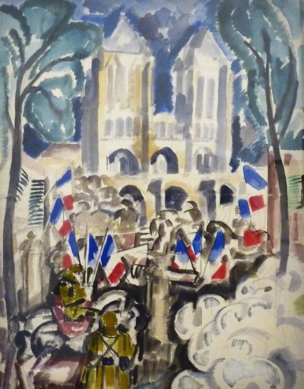 Noyon，1917 作者 查尔斯·乔治·杜弗雷斯