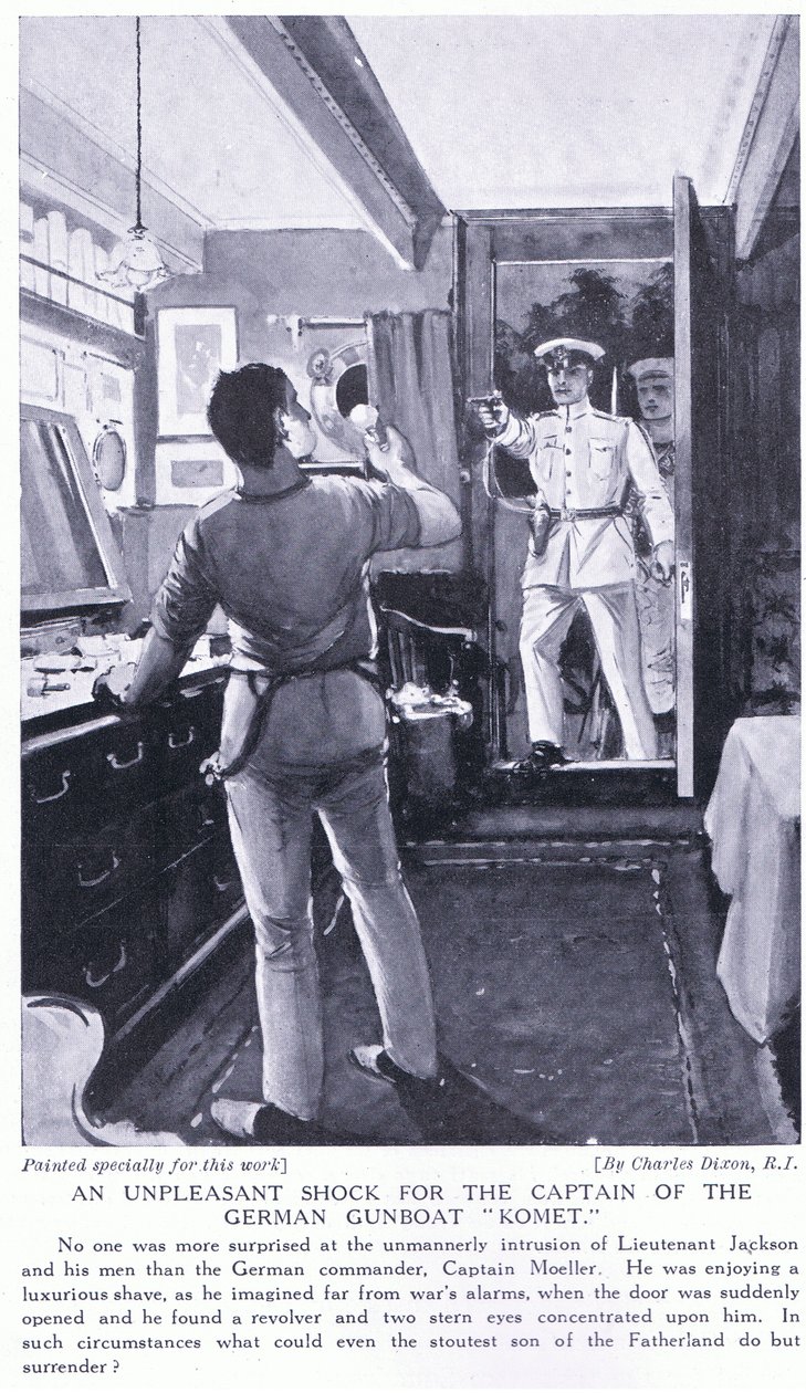 1914年10月，德国炮舰Komet的船长遭受了令人不快的震惊 作者 查尔斯·爱德华·迪克森
