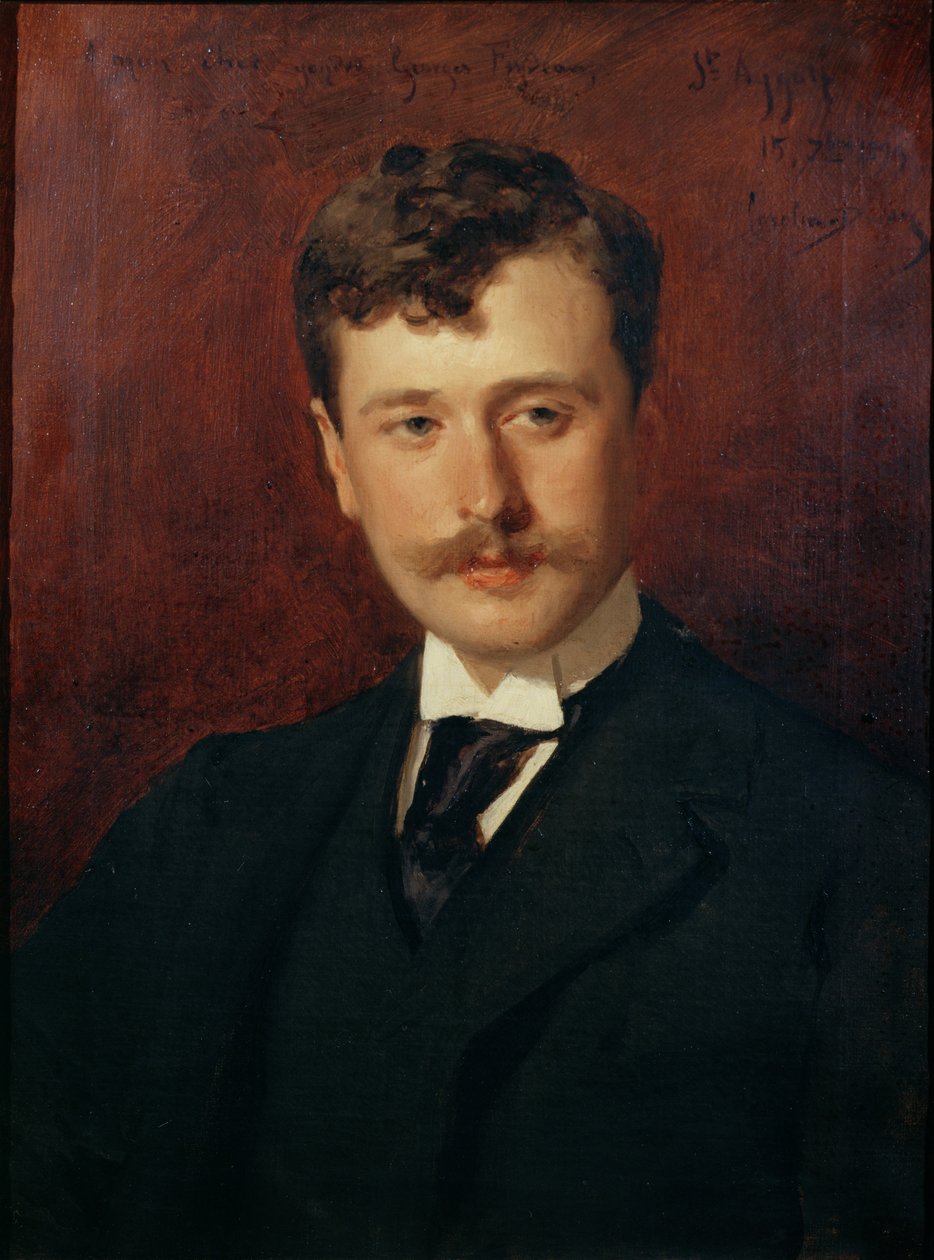 Georges Feydeau的肖像（1862-1921） 作者 查尔斯·埃米尔·奥古斯特·卡洛勒斯·杜兰
