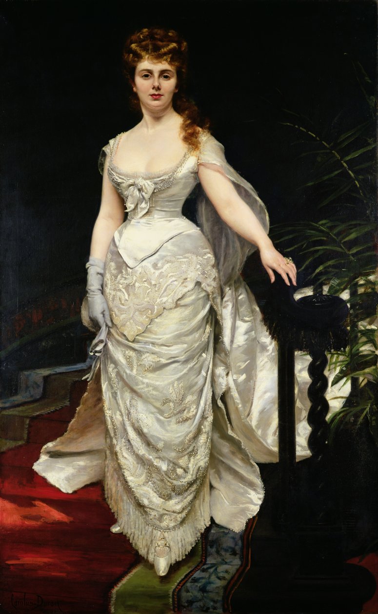Mademoiselle X的肖像，1873年 作者 查尔斯·埃米尔·奥古斯特·卡洛勒斯·杜兰