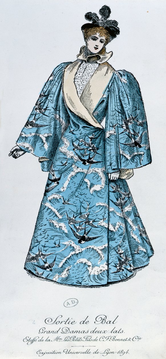 留下球的外套，1894年 作者 查尔斯·弗雷德里克·沃思