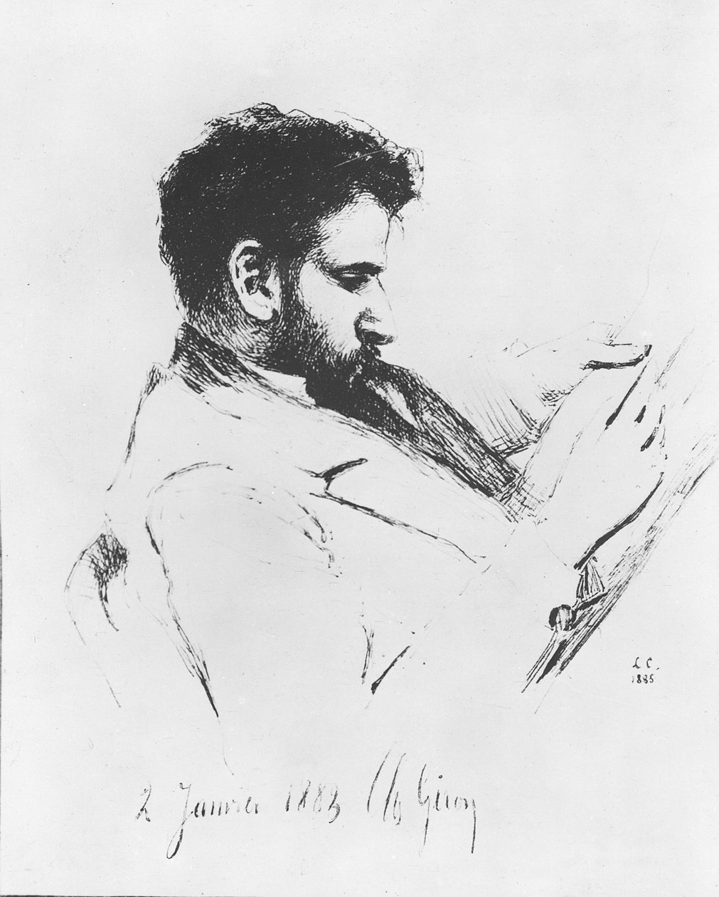 Savorgnan de Brazza，1883年 作者 查尔斯·吉伦