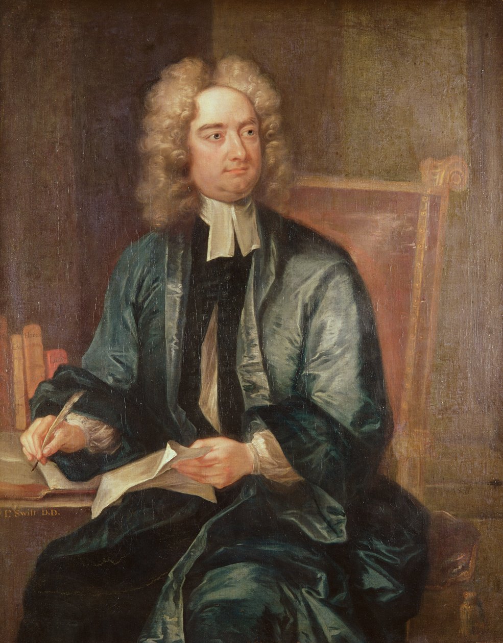 乔纳森斯威夫特的肖像（1667-1745）c.1718 作者 查尔斯·杰瓦斯