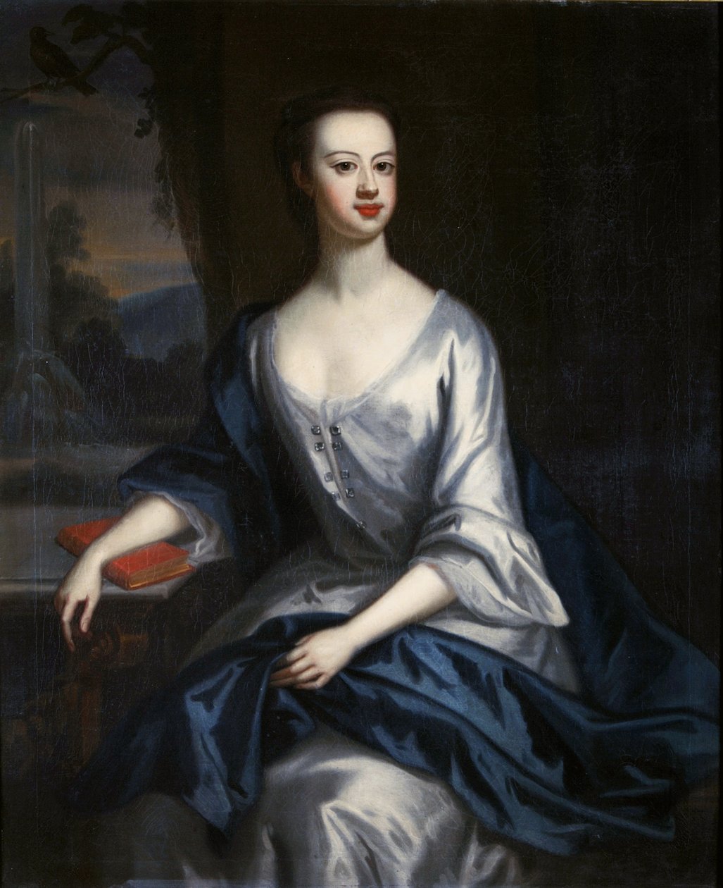 一位女士的肖像，被认为是埃莉诺·弗尔尼（1710-25） 作者 查尔斯·杰瓦斯