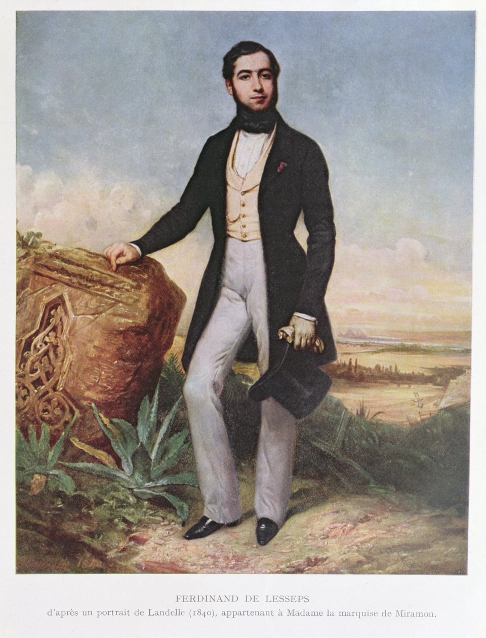 费迪南德德莱塞普斯，1840年 作者 查尔斯·兰德尔