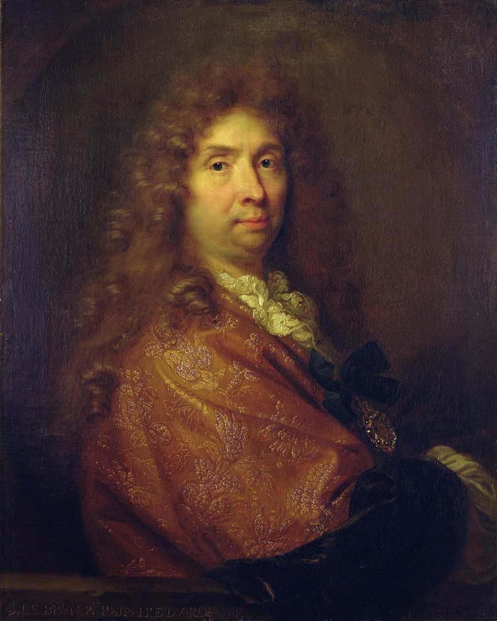 自画像，1683-84 作者 查尔斯·勒布朗