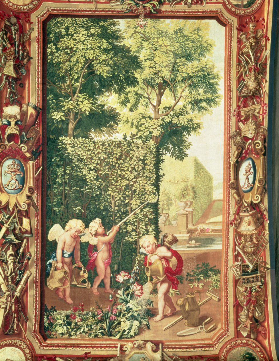 来自四季的夏季，Gobelins Tapestry，c.1680 作者 查尔斯·勒布朗
