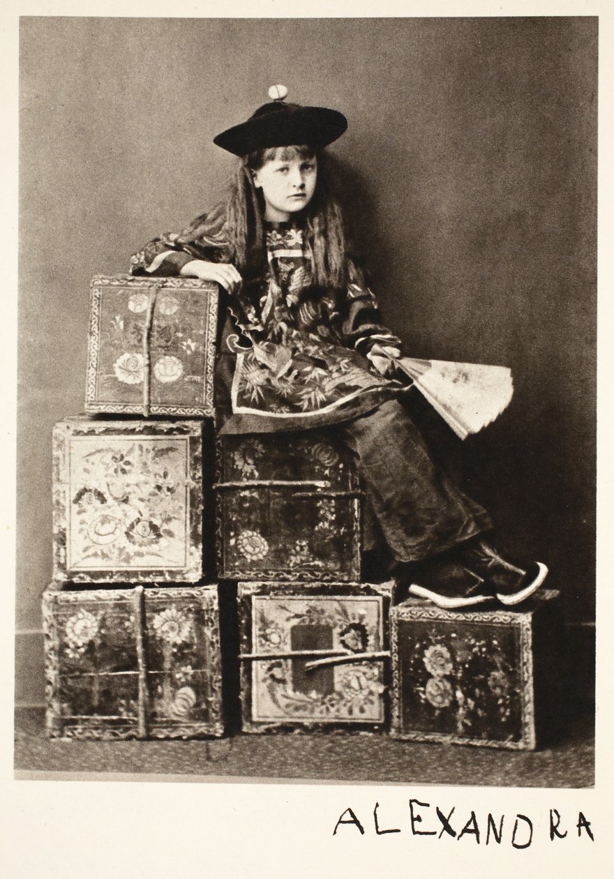 亚历山德拉厨房为&39;A Chinaman&39;，1873年7月14日（sepia photo） 作者 查尔斯·路德维奇·道奇森