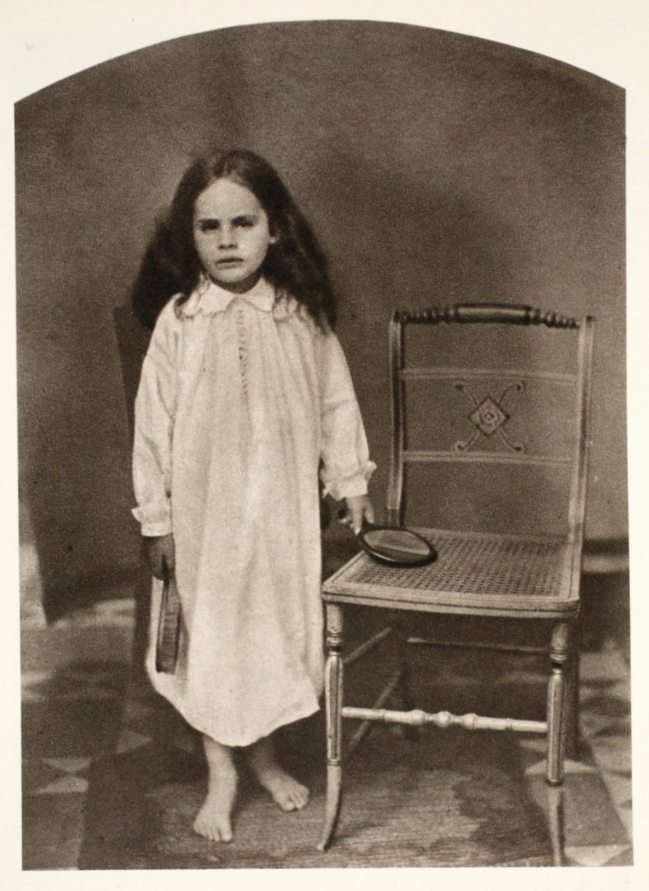 Irene MacDonald&39;它不会顺利&39;，1863年7月（棕褐色照片） 作者 查尔斯·路德维奇·道奇森