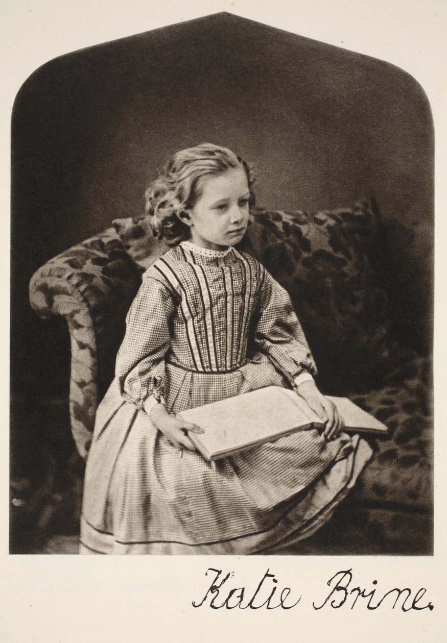 Katie Brine，1866年6月16日（sepia照片） 作者 查尔斯·路德维奇·道奇森