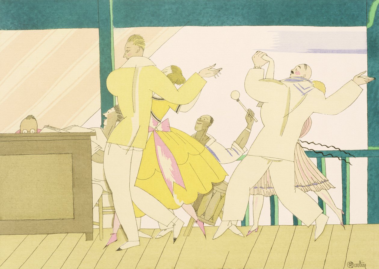 Tango，c.1920（纸上模板） 作者 查尔斯·马丁