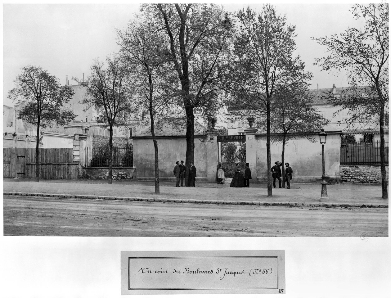 Boulevard Saint-Jacques，66号，查尔斯马维尔的工作室，巴黎，1858-78 作者 查尔斯·马维尔