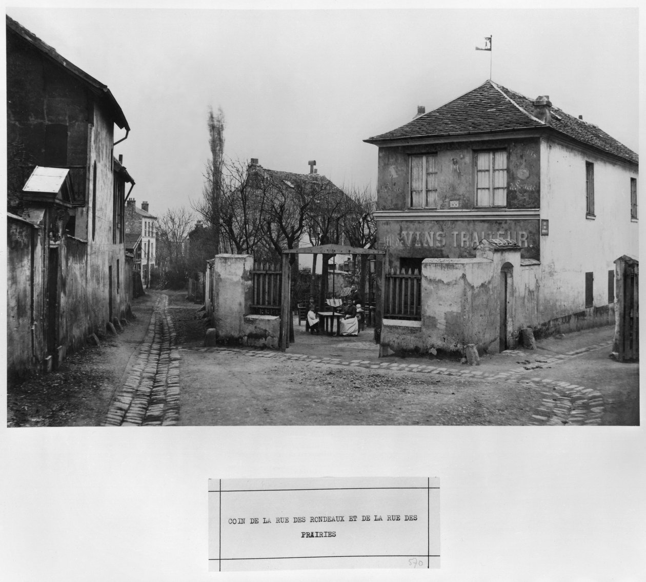 1858  -  78年巴黎Rondeaux街和Rue des Prairies街角 作者 查尔斯·马维尔