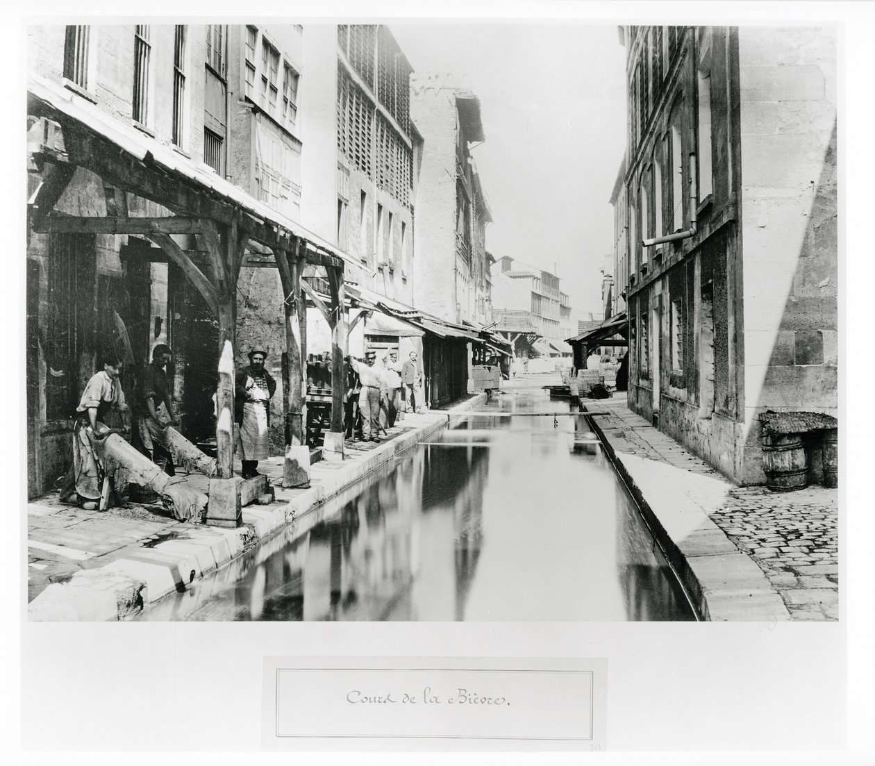 巴黎的Bievre课程与Tanneries，1858-78 作者 查尔斯·马维尔