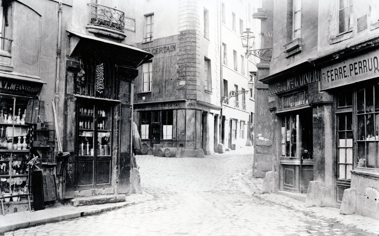 Fromentel，St。Hilaire，Jean-de-Beauvais，Charretiere和Mont-de-Marsan Streets的十字路口，巴黎，1858-78 作者 查尔斯·马维尔