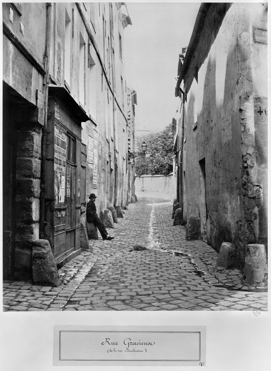 Rue Gracieuse，来自巴黎rue Daubenton，1858-78 作者 查尔斯·马维尔