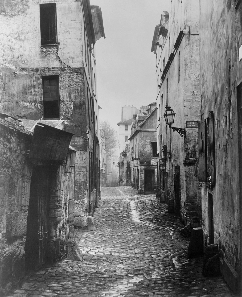 Rue Traversine，来自巴黎的rue d&39;Arras，于1858  -  78年间 作者 查尔斯·马维尔