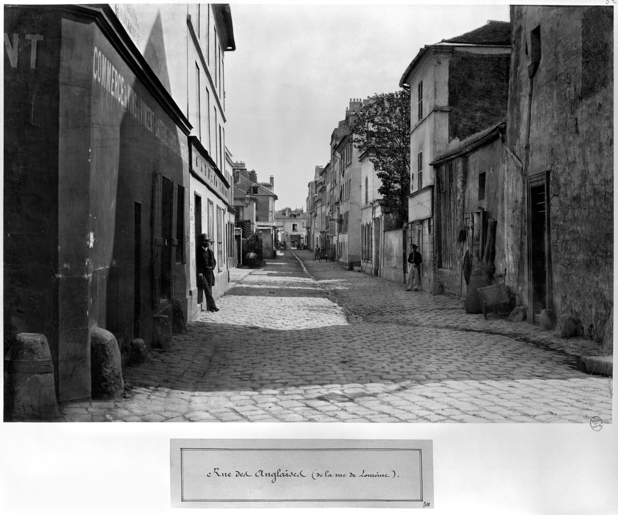 Rue des Anglaises，来自巴黎rue de Lourcine，1858-78 作者 查尔斯·马维尔