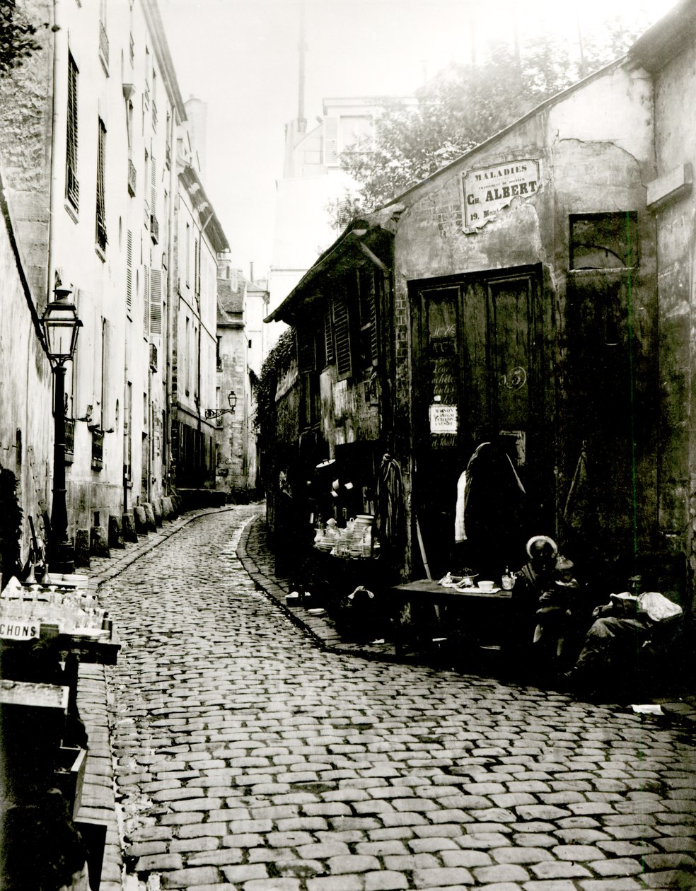 Rue du Jardinet和1858  -  78年巴黎罗汉的死胡同 作者 查尔斯·马维尔
