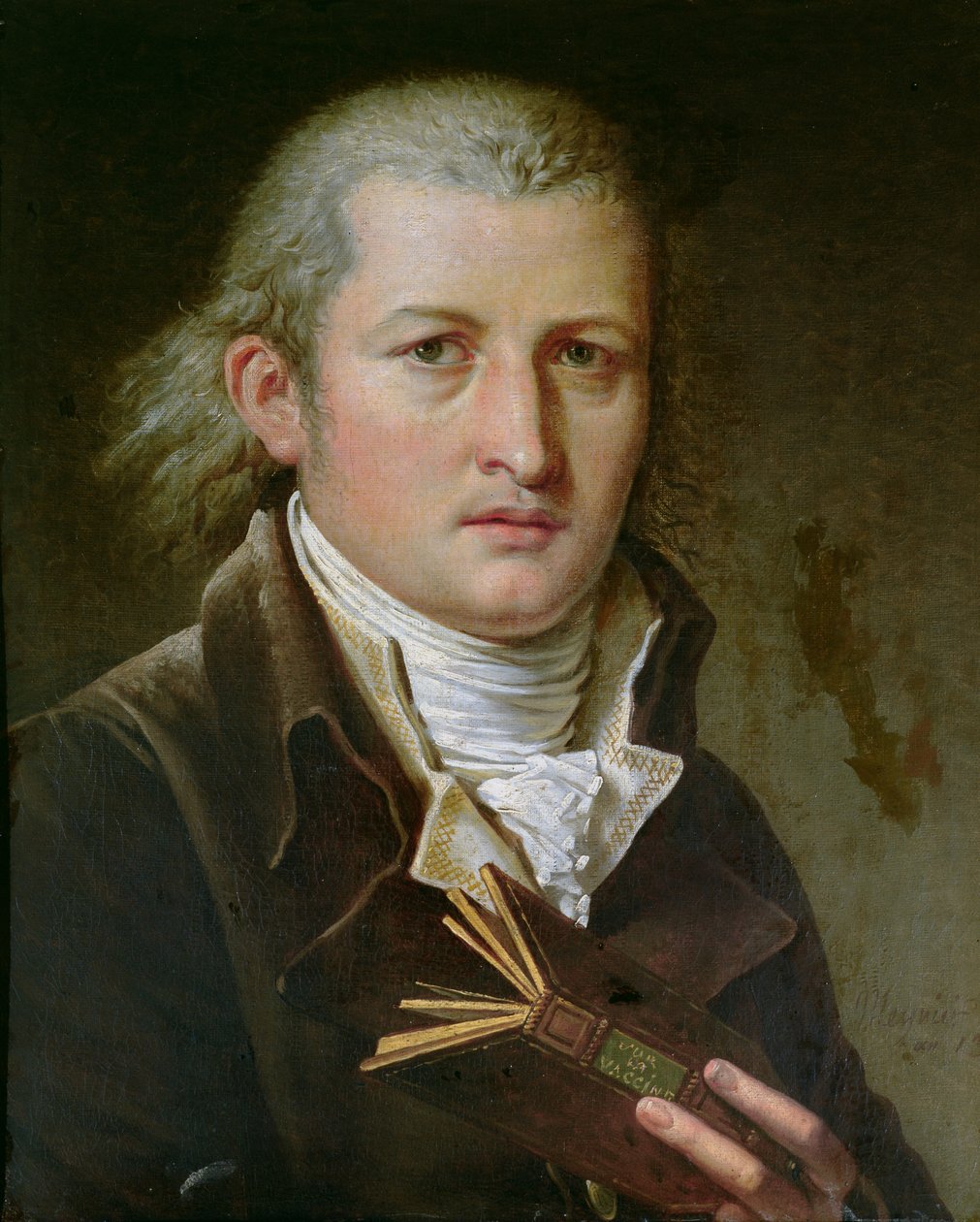Edward Jenner的肖像（1749-1823） 作者 查尔斯梅尼尔