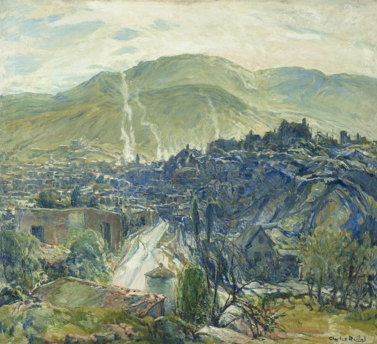 早晨，Nogales，亚利桑那州，1928年 作者 查尔斯·雷菲尔