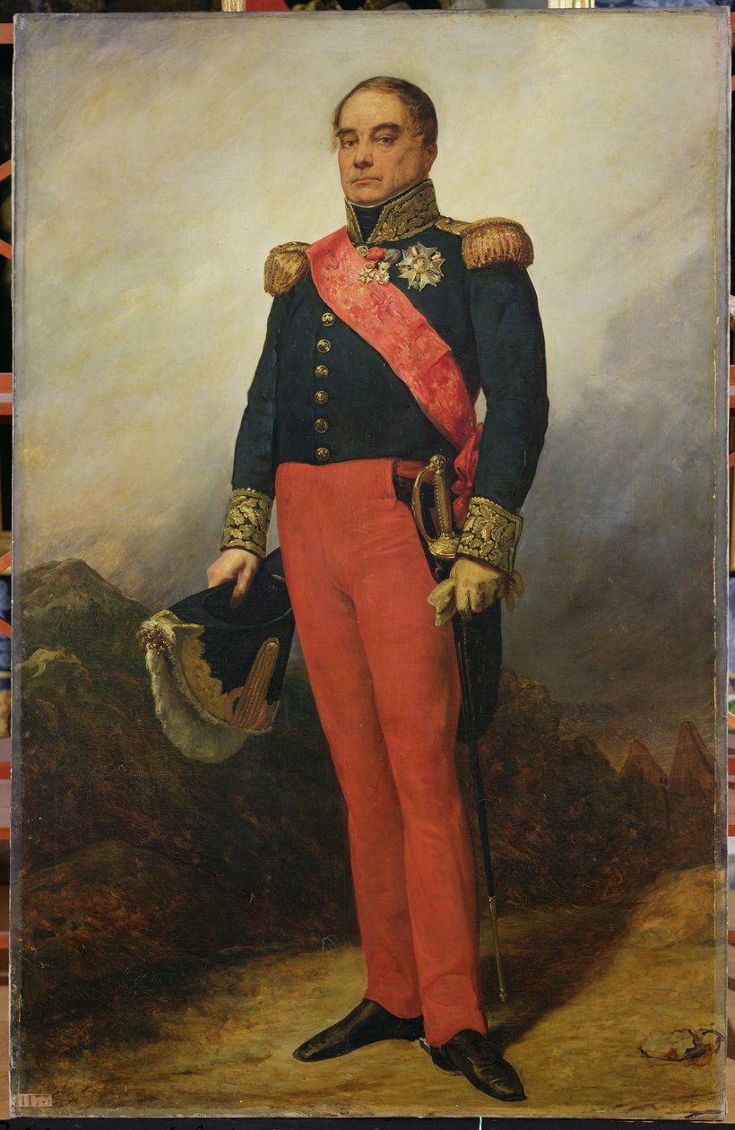 Georges Mouton（1770-1838）Lobau伯爵，1835年 作者 查尔斯·菲利普·拉里维埃