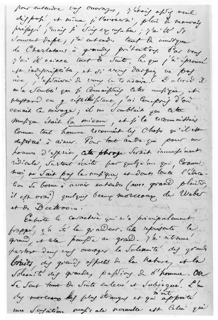 1860年2月17日给理查德瓦格纳的信（1813  -  83） 作者 查尔斯-皮埃尔·波德莱尔