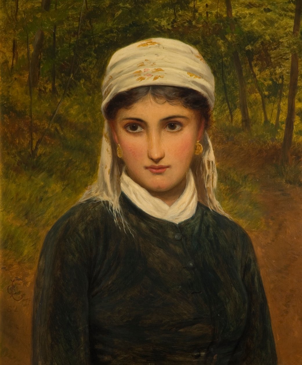 意大利女士，1882年 作者 查尔斯·西勒姆·利德代尔