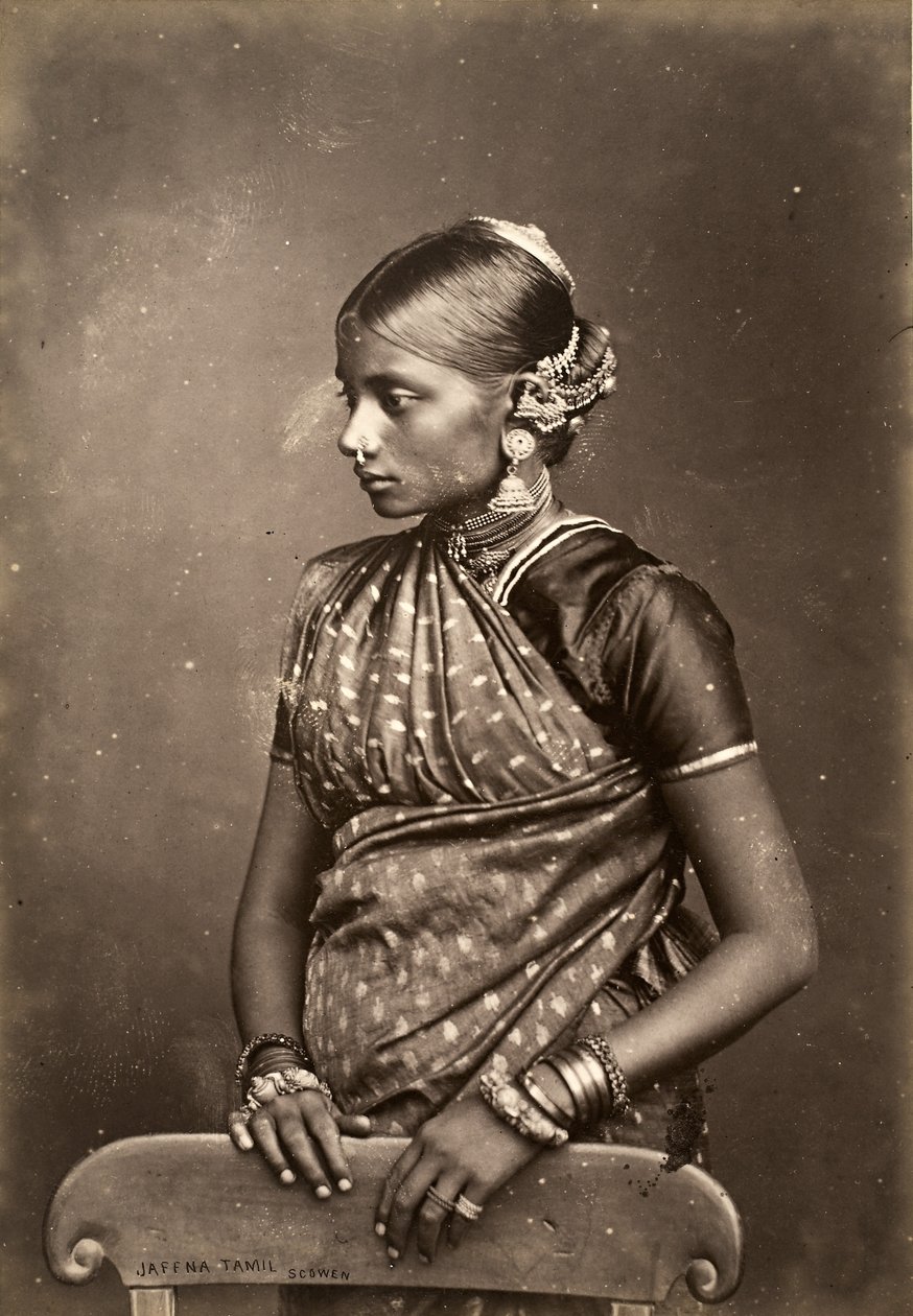 Jaffina Tamil，第1870-90页（蛋白打印） 作者 查尔斯·T·斯科文公司