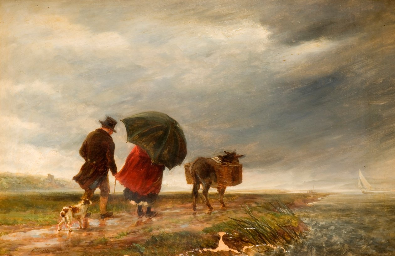 去了渡轮，Appledore，1856年 作者 查尔斯·托马斯·伯特