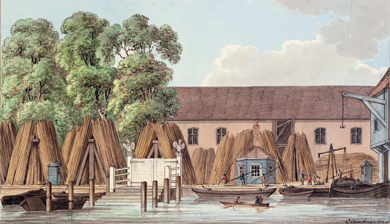 The Old Steel Yard，1798 作者 查尔斯·汤姆金斯