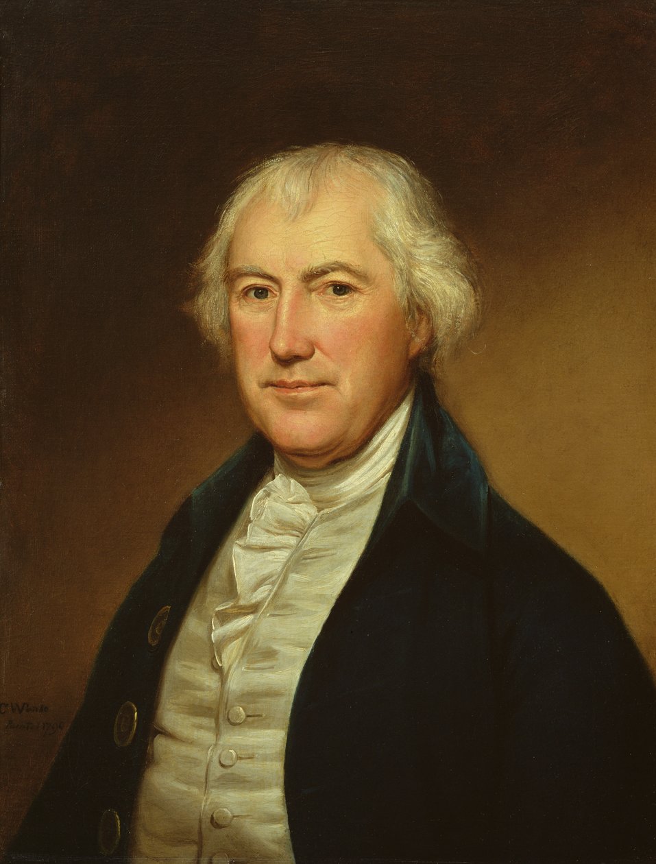 John Beale Bordley，1790年（布面油画） 作者 查尔斯·威尔森·皮尔