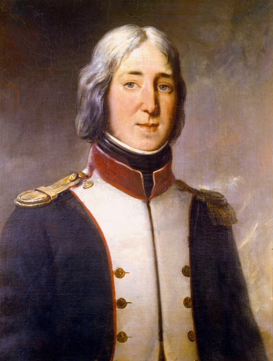 爱德华·莫蒂埃 (Edouard Mortier) 身着北方第一营上尉制服的肖像，摄于 1792 年 作者 查尔斯·菲利普·拉里维埃