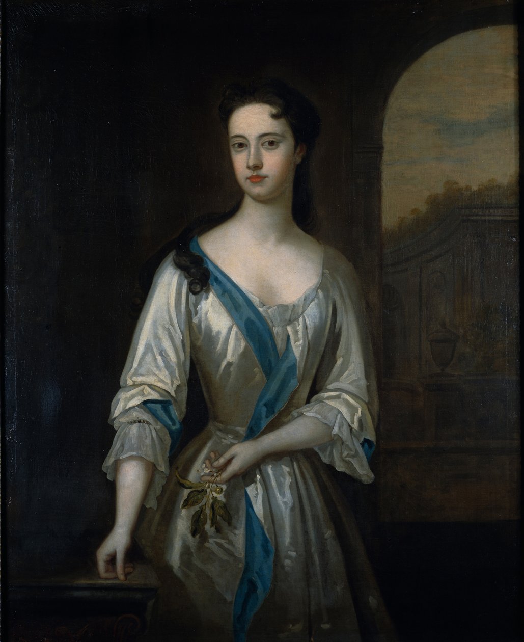 Portrait of Dorothy Savile, Countess of Burlington (oil on canvas) 作者 Charles (attr. To) Jervas