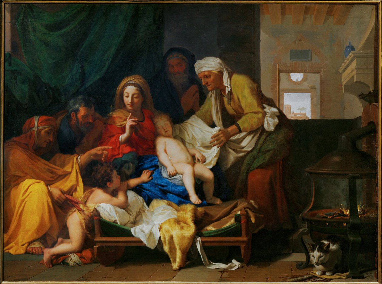 圣婴耶稣的睡眠 作者 查尔斯（Charles Le Brun）