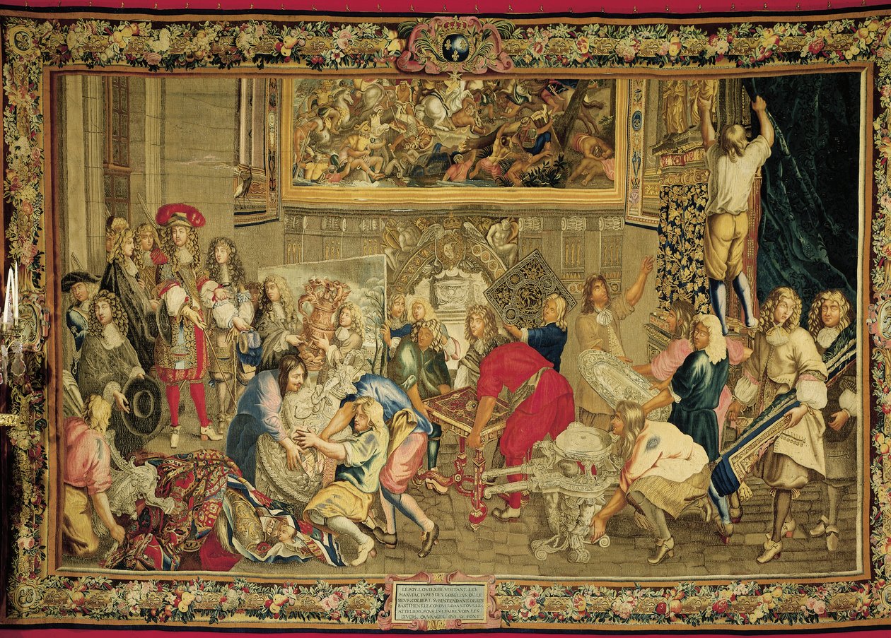 Louis XIV visiting the Gobelins Factory   1462238   zh       chinese Successfully Translated  Original: WD 961 f.236 Translat: WD 961 f.236 1474731 zh chinese Successfully Translated Original: Perspective view of the Crescent now erecting near the town of  作者 查尔斯（Le Brun工作室）