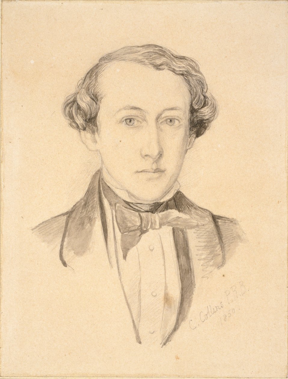 John Everett Millais爵士的肖像，1850年 作者 查尔斯·奥尔斯顿·柯林斯