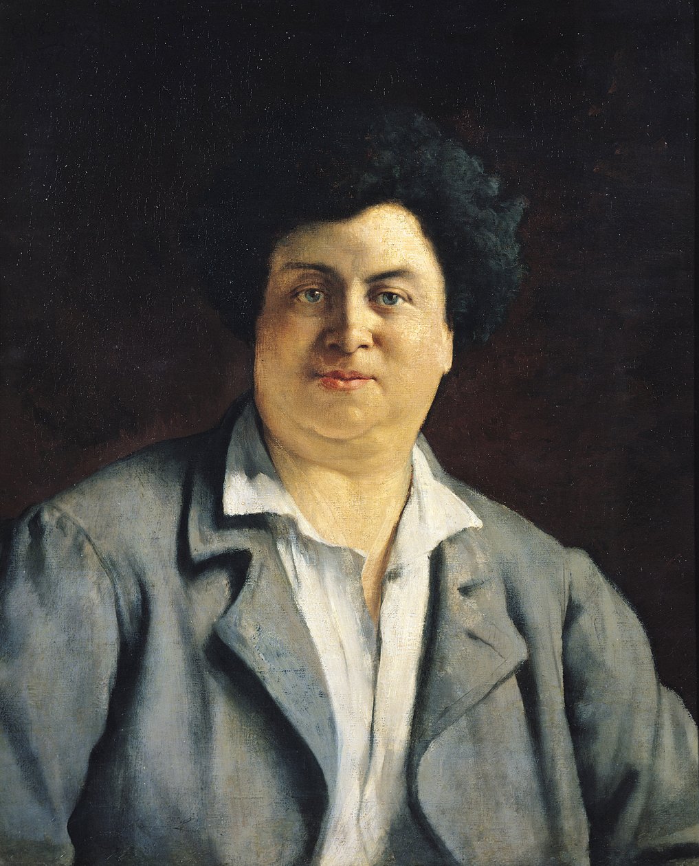 Alexandre Dumas Pere（1802-70）的肖像，1878年 作者 查尔斯·阿方斯（Paul Alphonse）