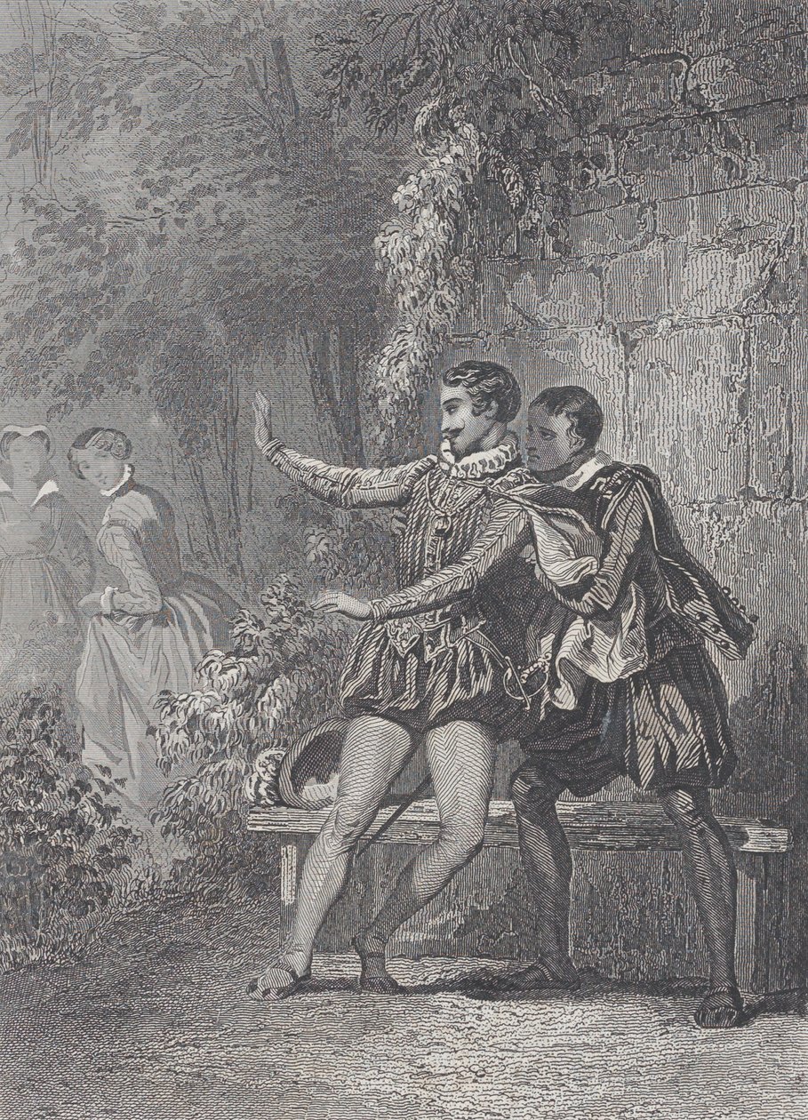 蒙索罗的夫人 La Dame de Monsoreau, 1830-73. 作者 查尔斯·阿米迪·科林