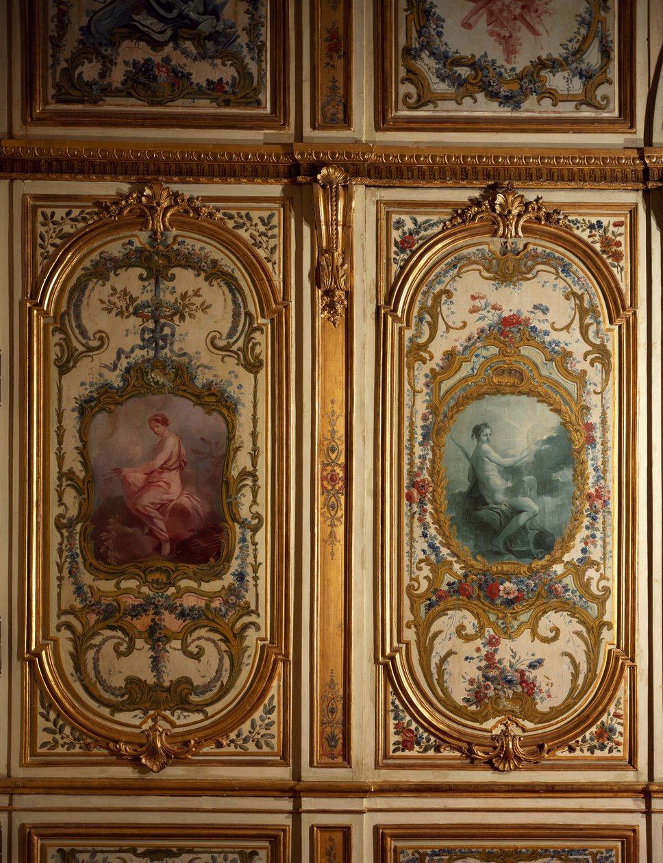 Charles-Andre Van Loo (1684-1745) 绘制的画板，法国枫丹白露宫 作者 查尔斯·安德烈·范·卢