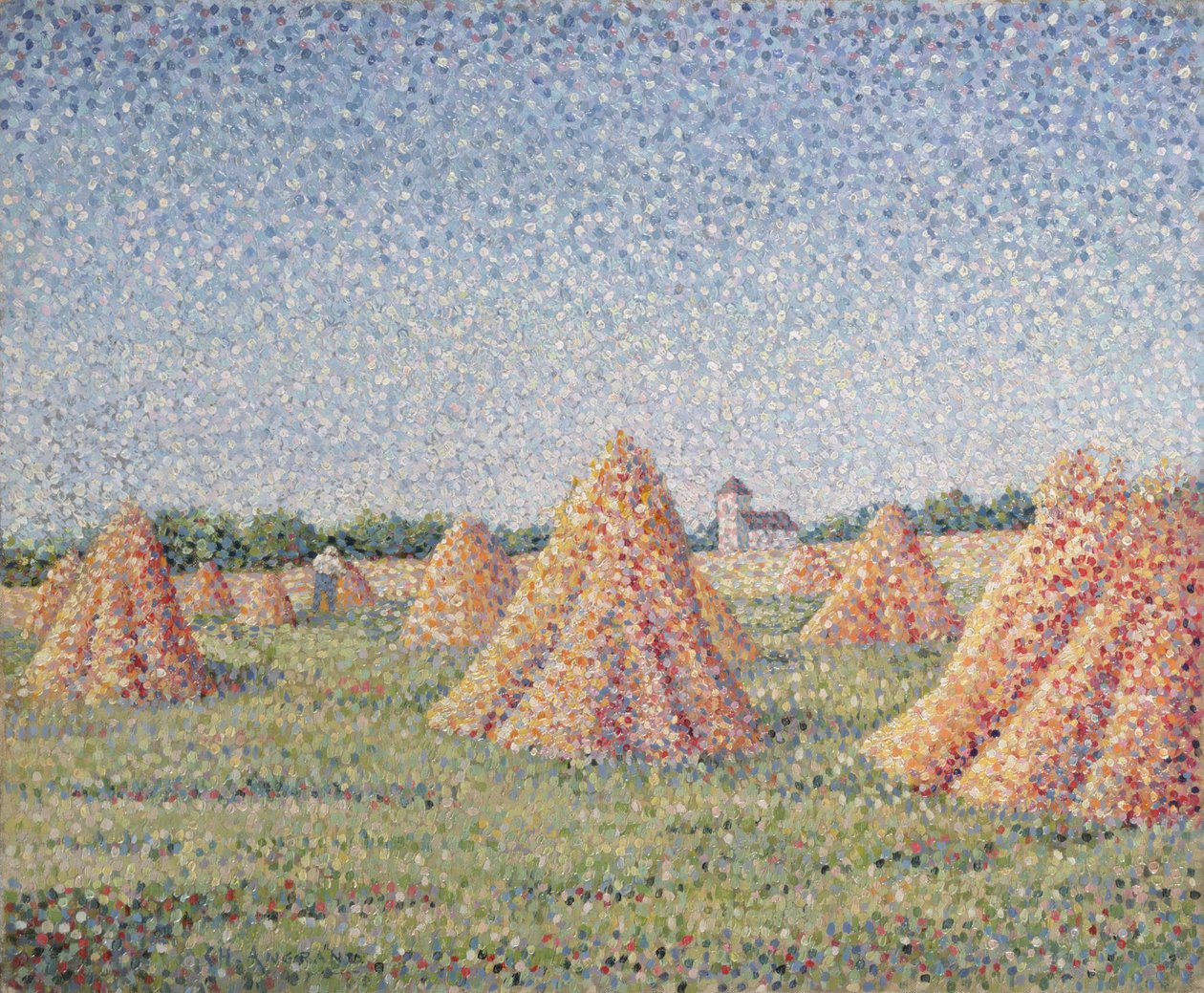 收获，1890年 作者 查尔斯·安格朗