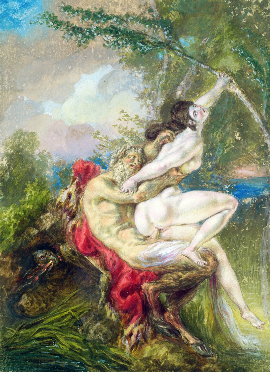 朱庇特与安提俄佩》，选自《世界历史 作者 Charles Antoine (attr. to) Coypel