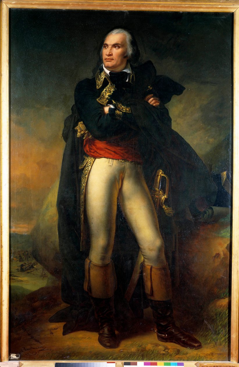 Charles Pichegru (1761-1804) 脚下的肖像 2,1x1,3 m。 巴黎，军事博物馆 作者 查尔斯·奥古斯特·斯托本