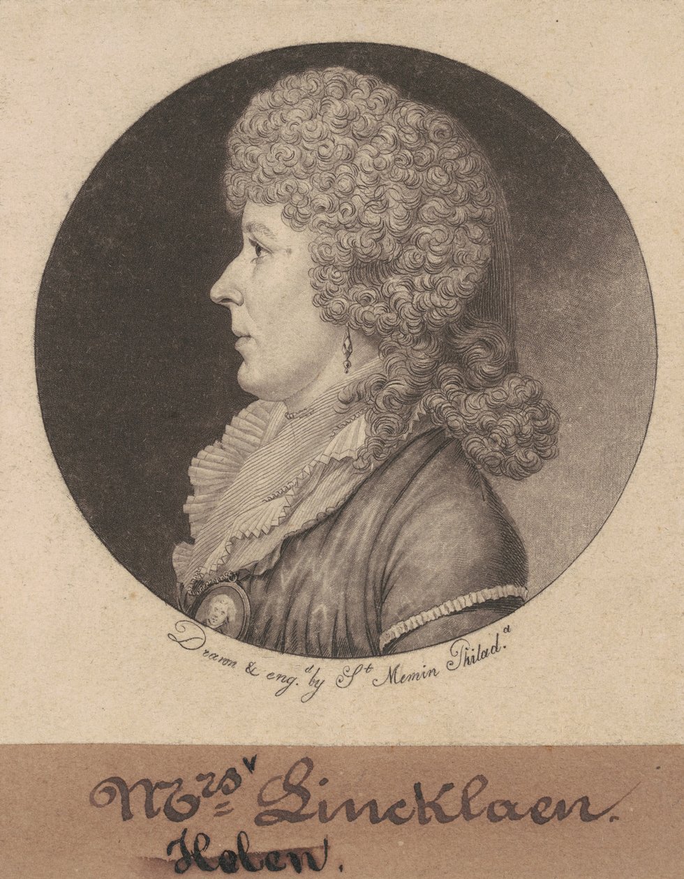 海伦-莱迪尔-林克伦 作者 Charles BJ Fevret de Saint Memin