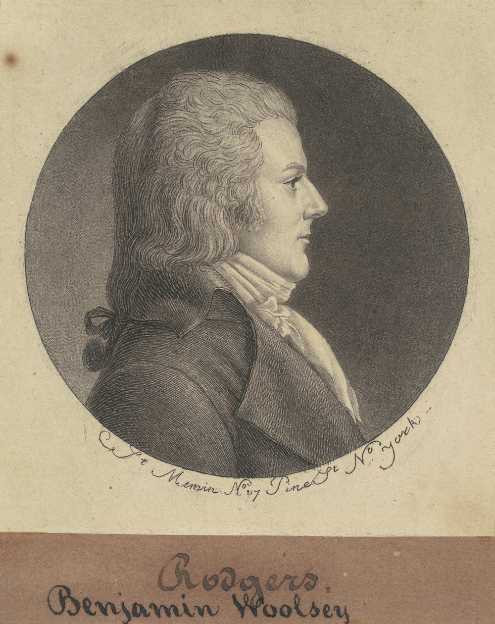 本杰明-伍尔西-罗杰斯 作者 Charles BJ Fevret de Saint Memin