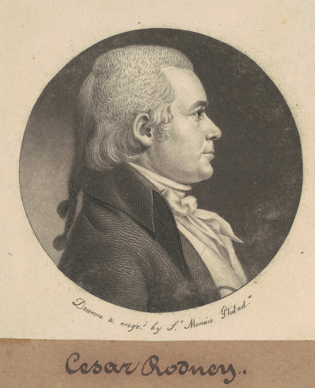 凯撒-奥古斯都-罗德尼 作者 Charles BJ Fevret de Saint Memin