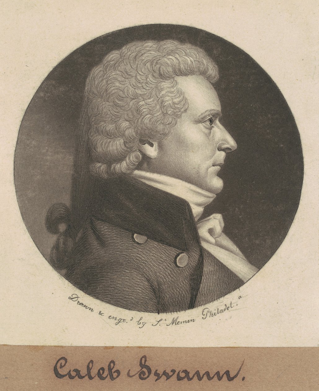 卡莱布-斯旺 作者 Charles BJ Fevret de Saint Memin