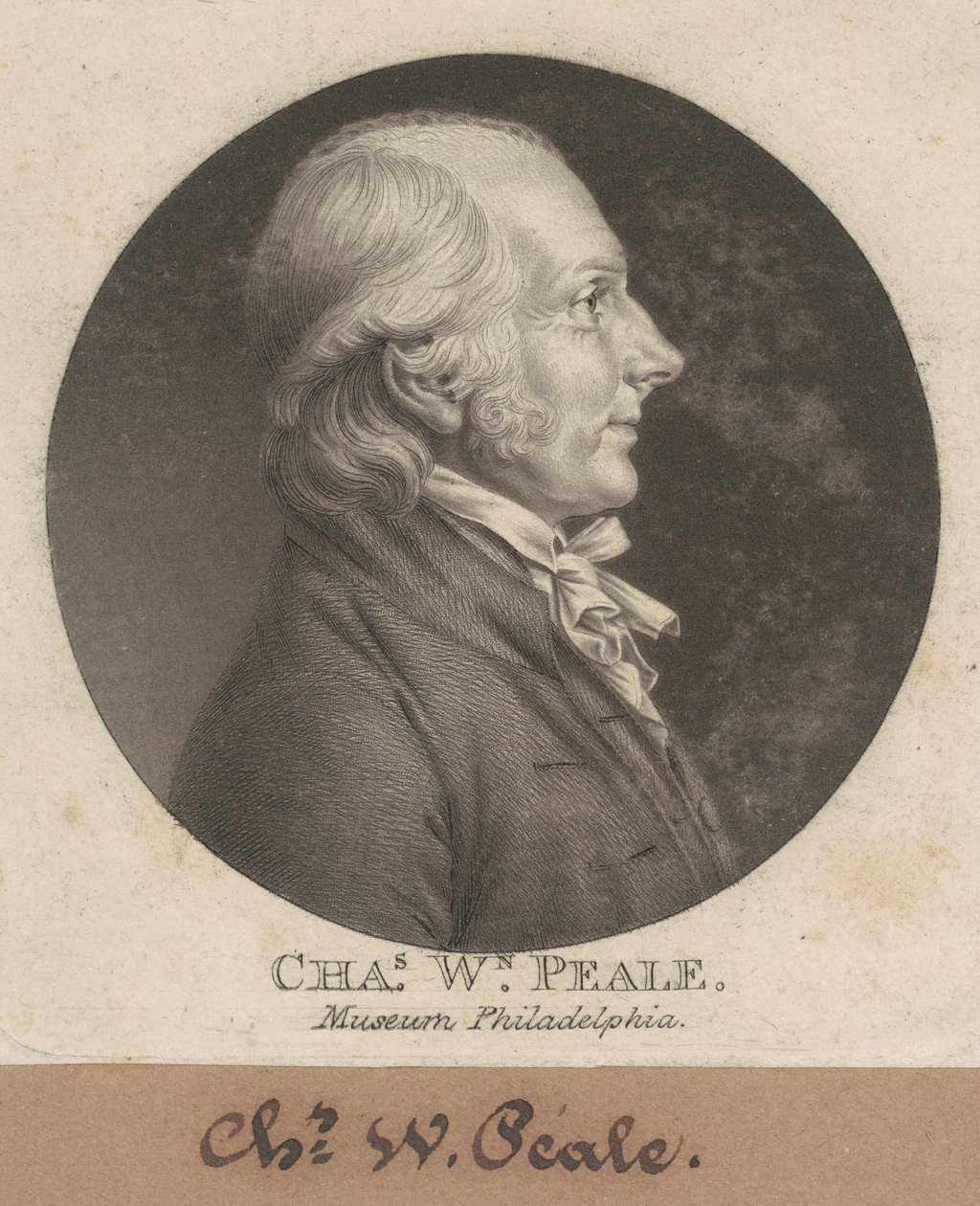 Charles Willson Peale 作者 Charles BJ Fevret de Saint Memin